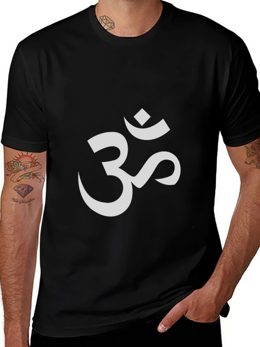 Om Symbol Graphic T-Shirt - Black