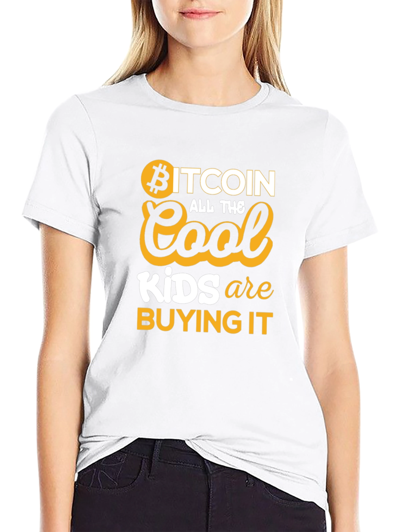 Bitcoin Cool Kids Buying It Graphic T-Shirt