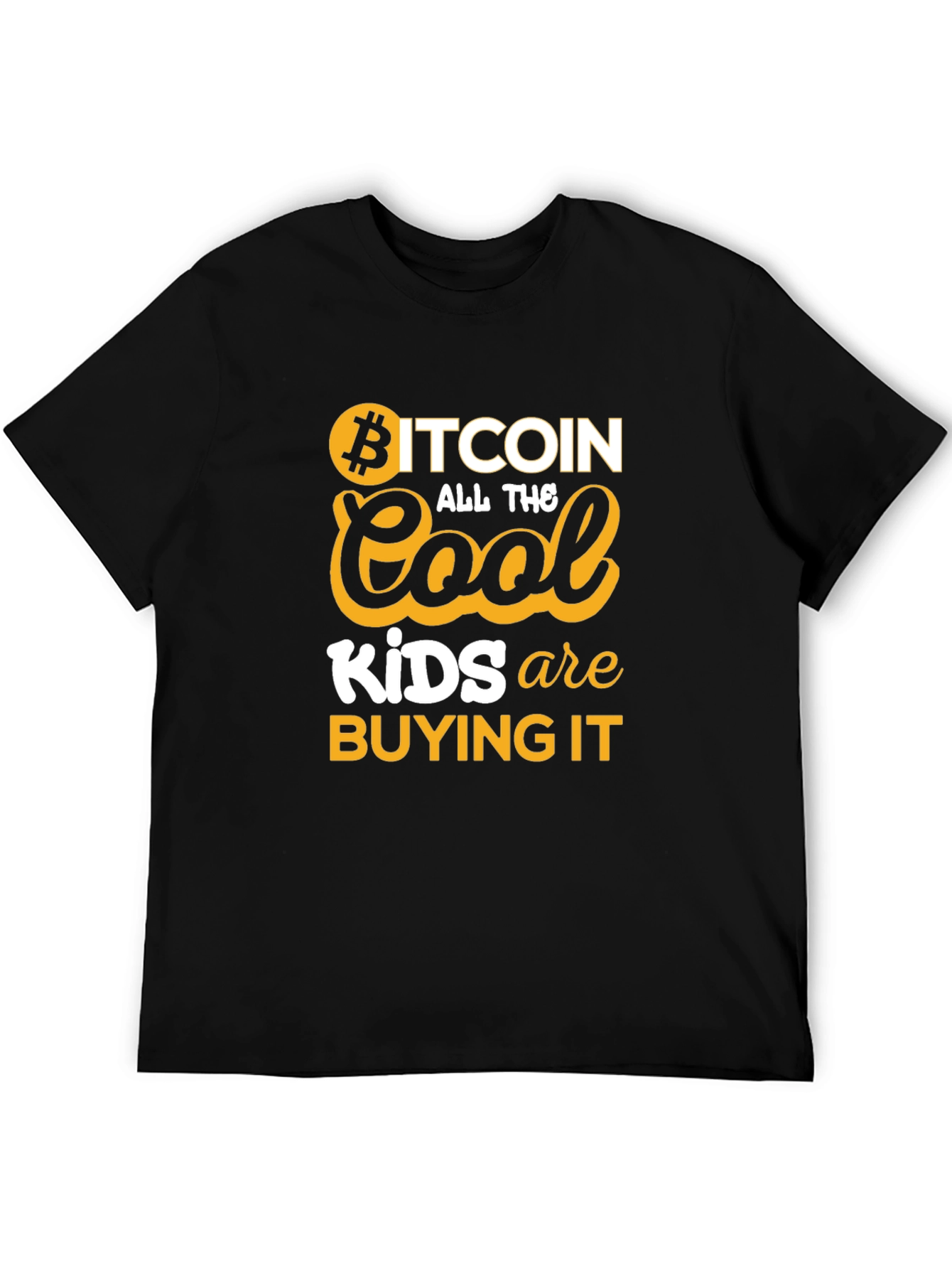 Bitcoin Cool Kids Buying It Graphic T-Shirt