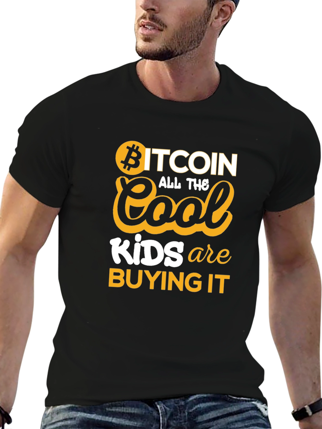 Bitcoin Cool Kids Buying It Graphic T-Shirt
