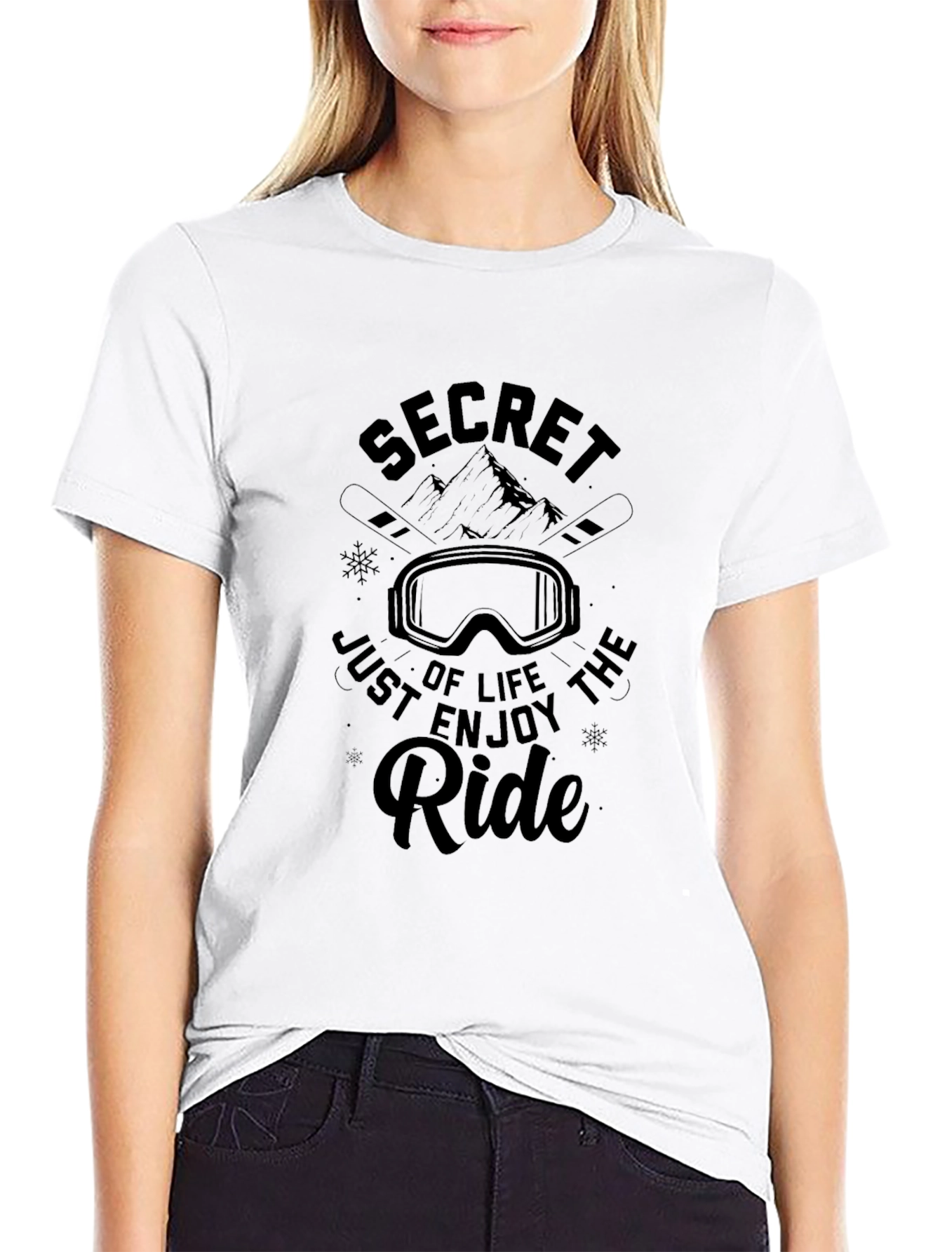 Secret of Life Enjoy the Ride Graphic T-Shirt