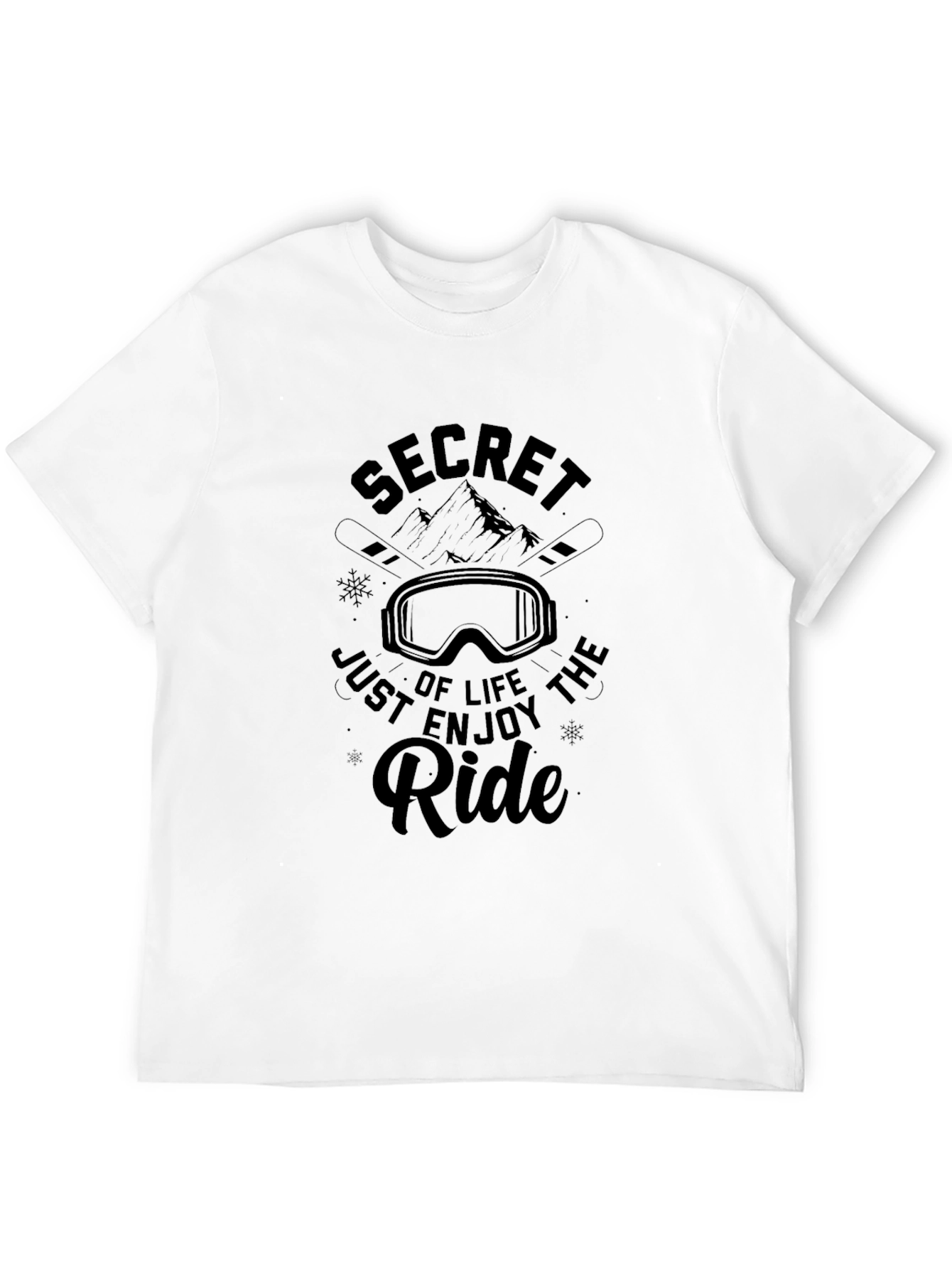 Secret of Life Enjoy the Ride Graphic T-Shirt