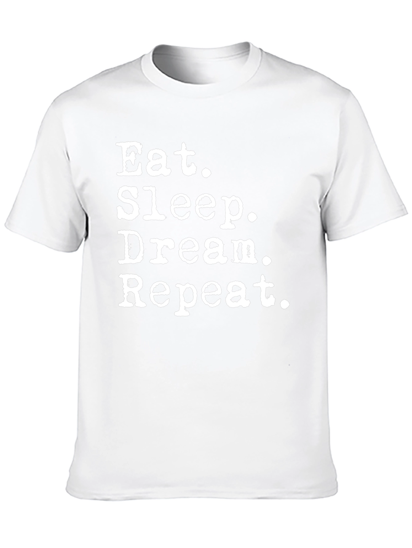 Eat Sleep Dream Repeat Black Graphic Tee