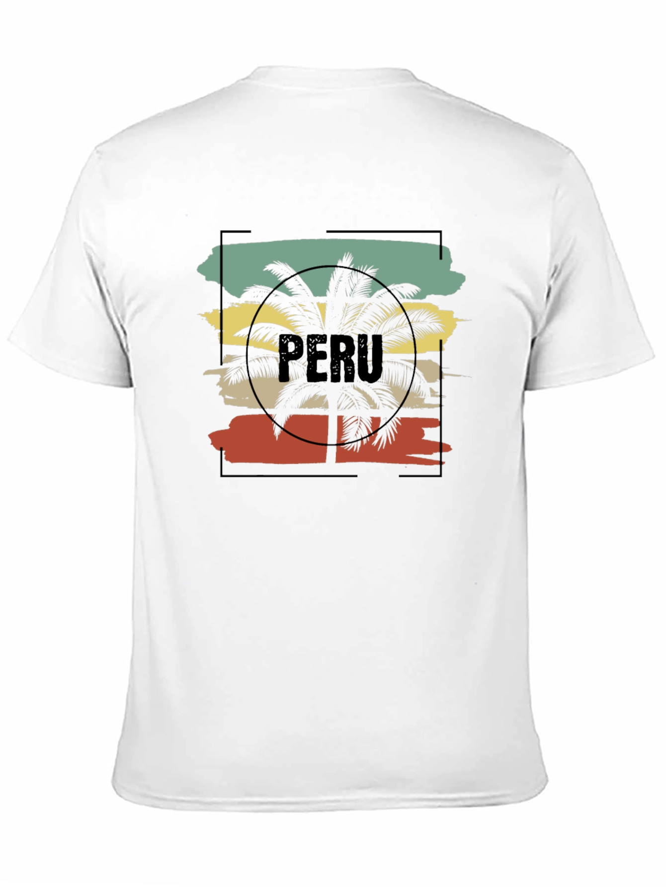 Peru Palm Tree T-Shirt - Vacation Vibes