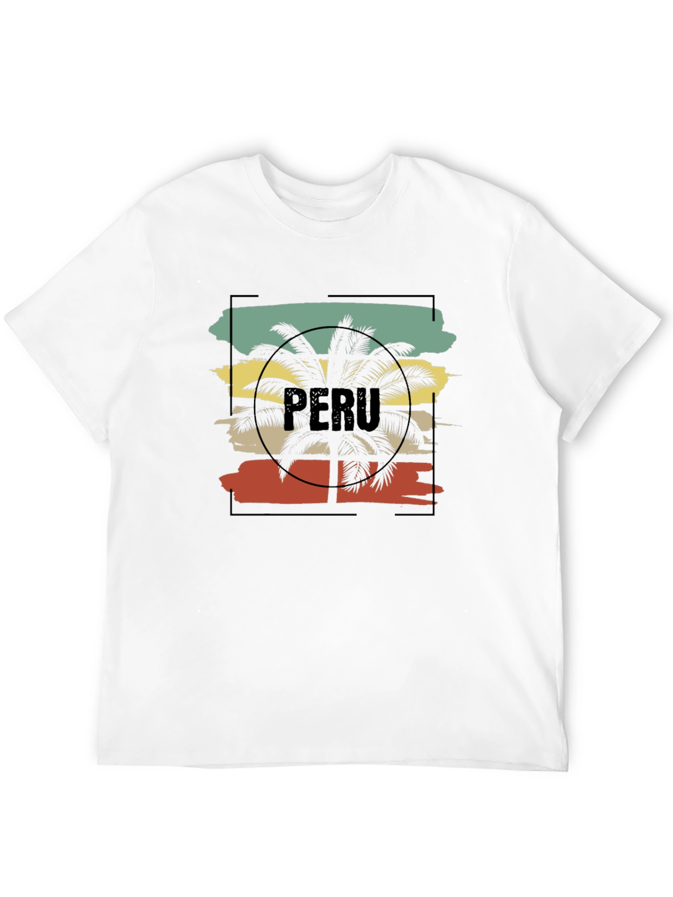 Peru Palm Tree T-Shirt - Vacation Vibes