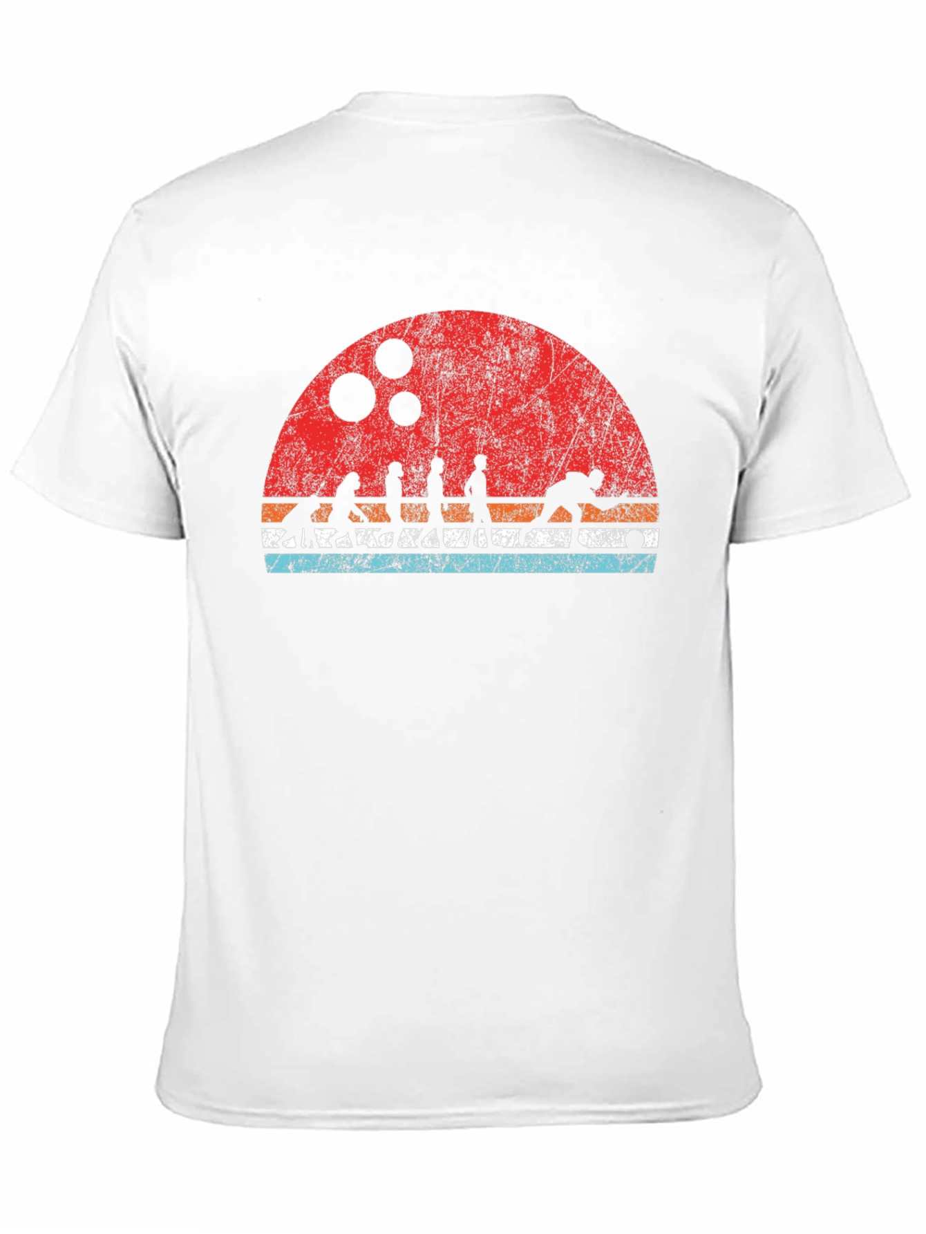 Retro Bowling Evolution Graphic T-Shirt
