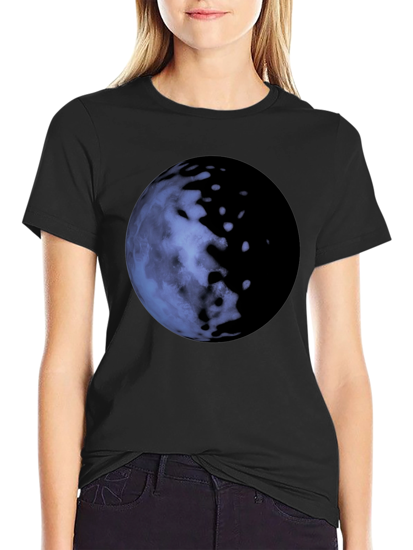 Titan Planet Graphic Tee - Soft Cotton