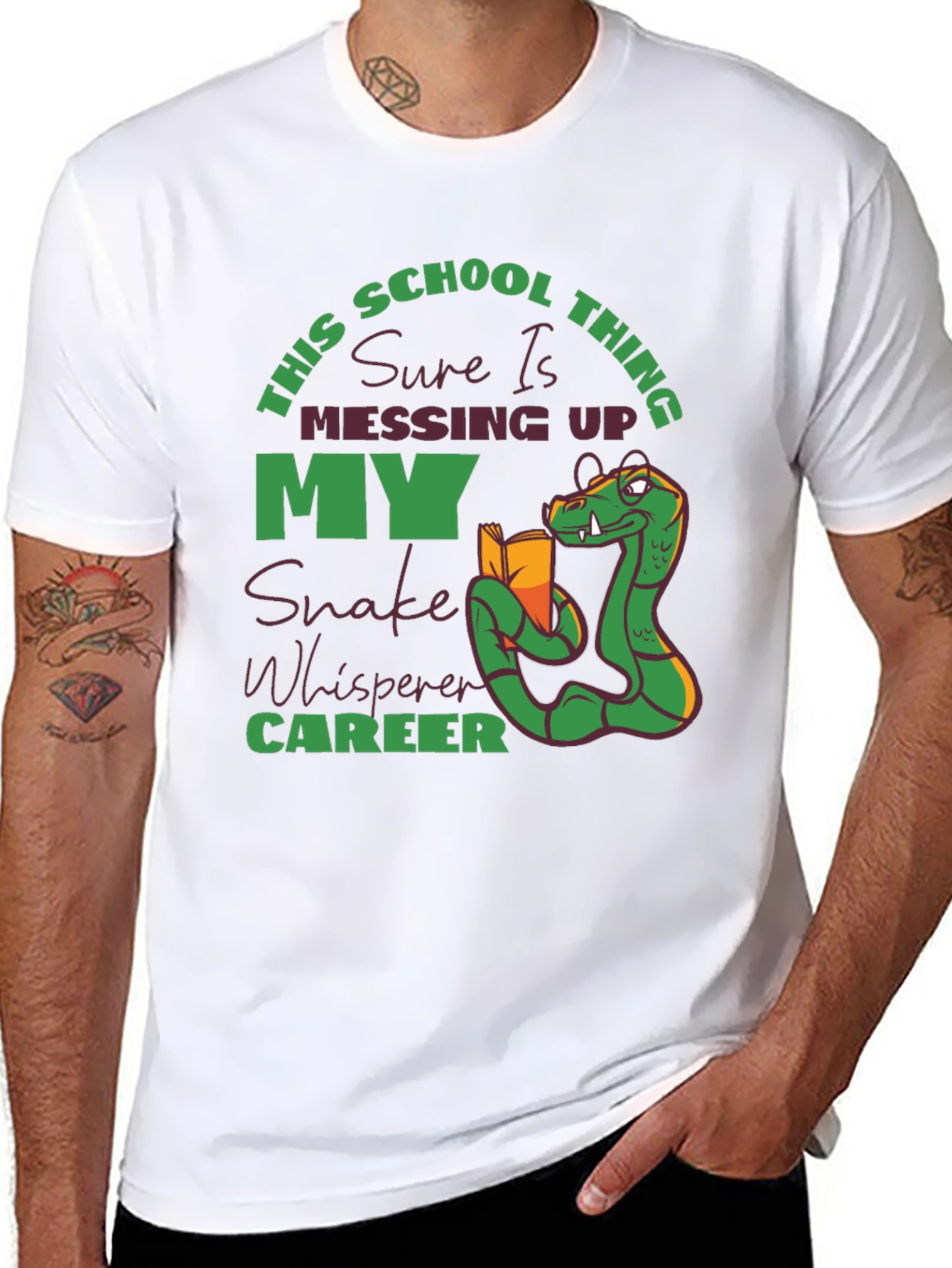 Snake Whisperer School T-Shirt