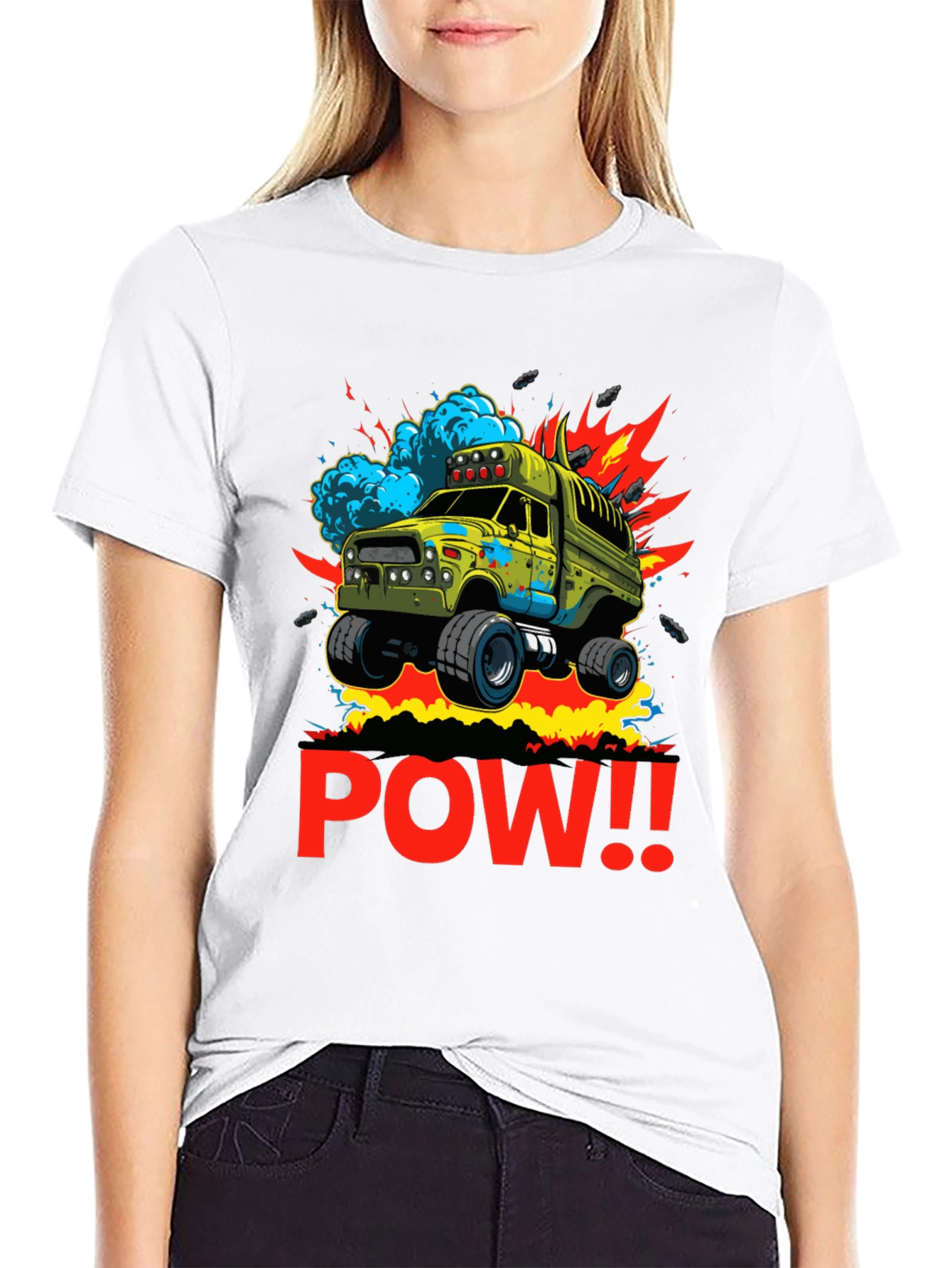 POW! Monster Truck Graphic T-Shirt