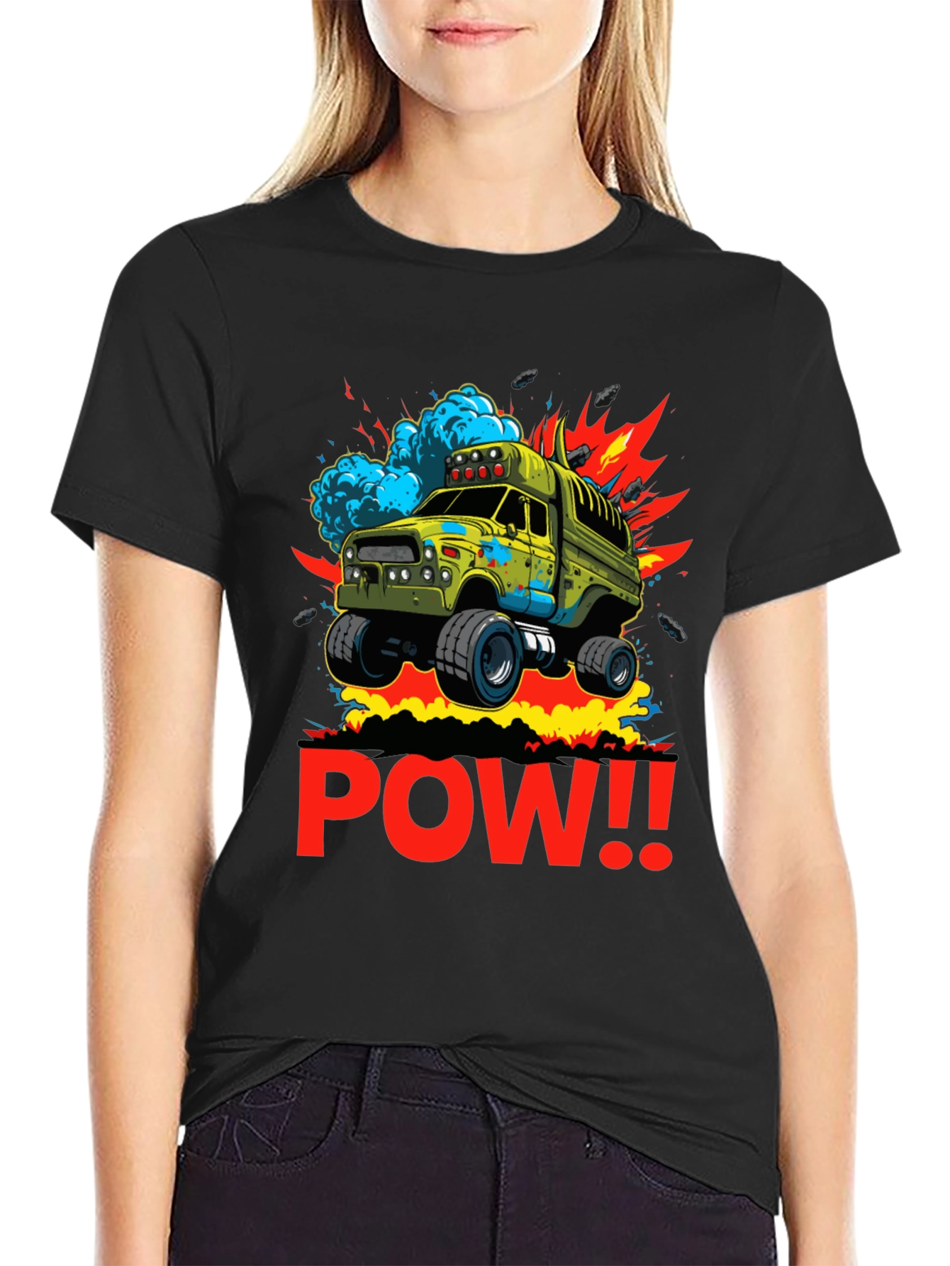 POW! Monster Truck Graphic T-Shirt