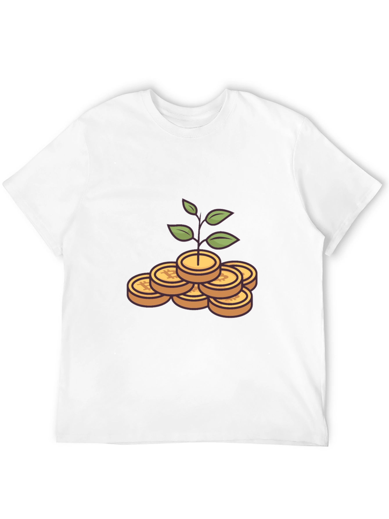 Bitcoin Growth T-Shirt - Black Crypto Tee