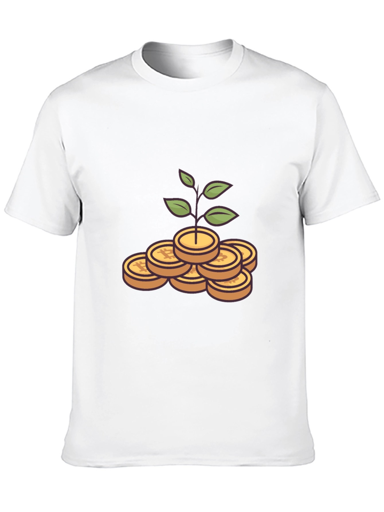 Bitcoin Growth T-Shirt - Black Crypto Tee