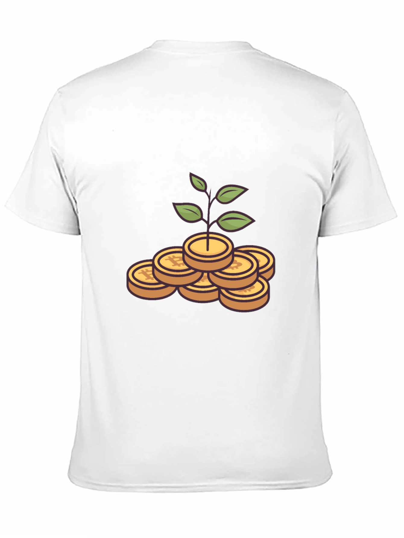 Bitcoin Growth T-Shirt - Black Crypto Tee