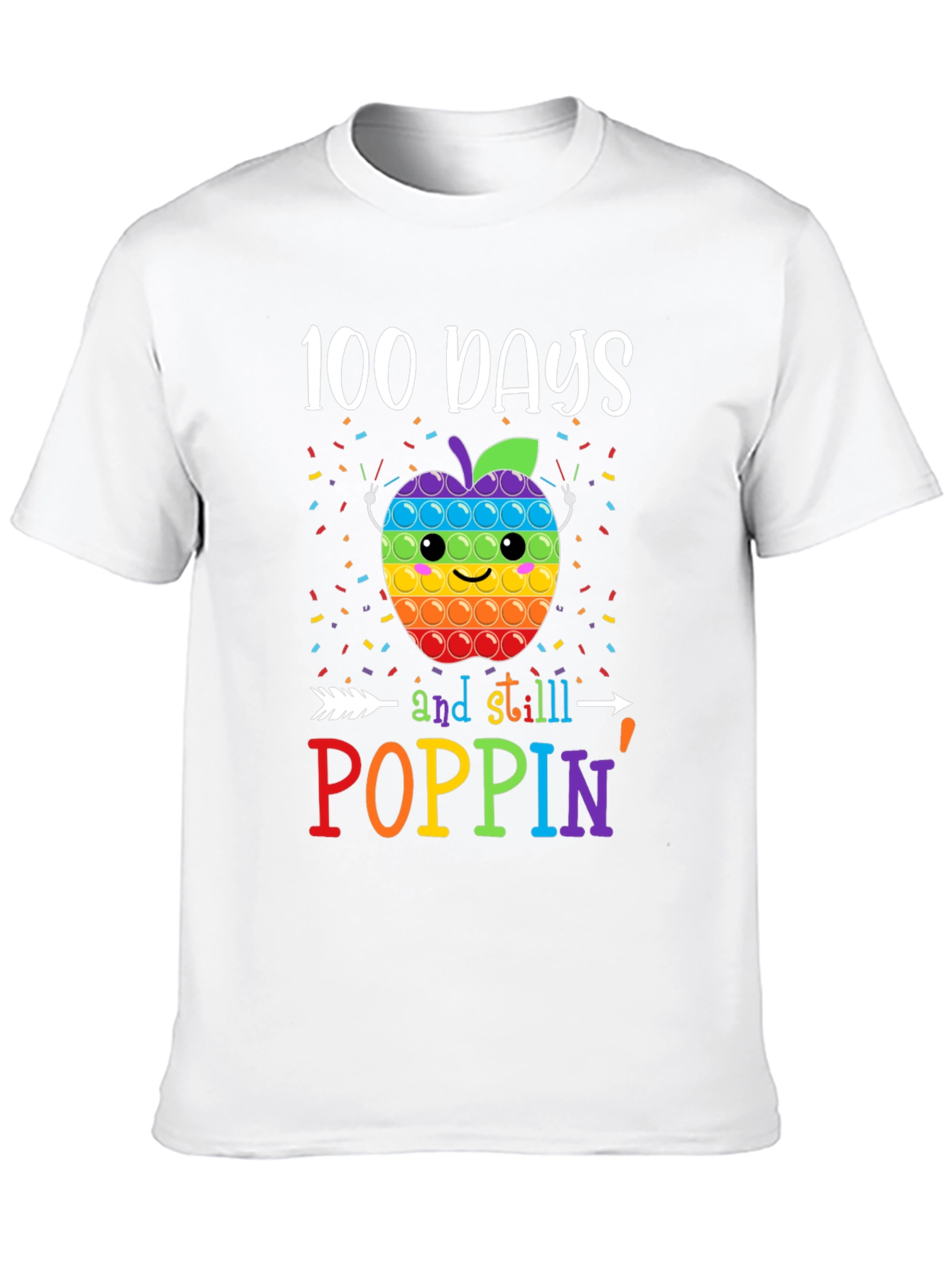 100 Days of School Poppin T-Shirt