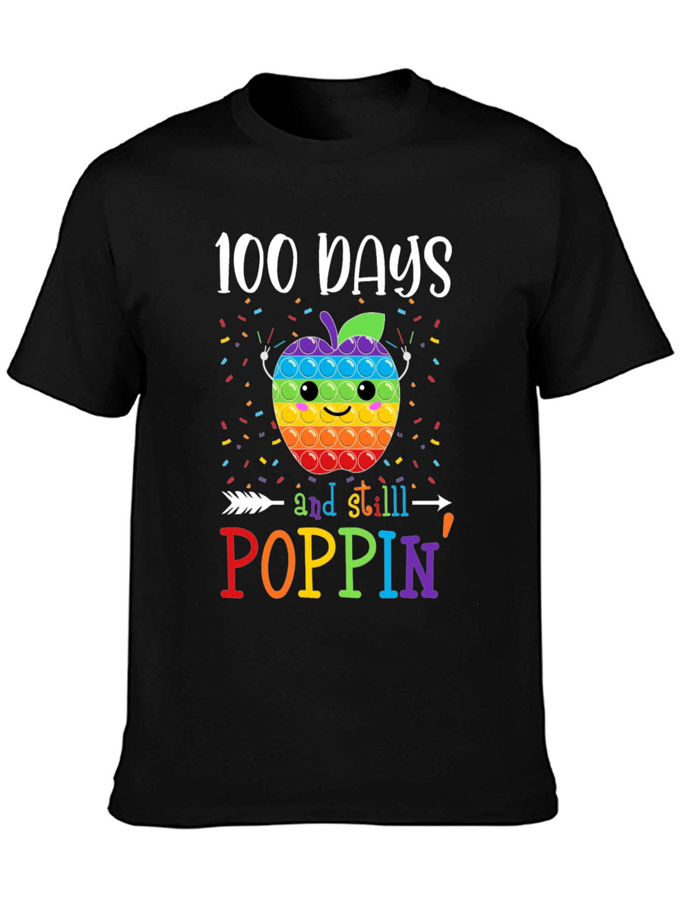 100 Days of School Poppin T-Shirt