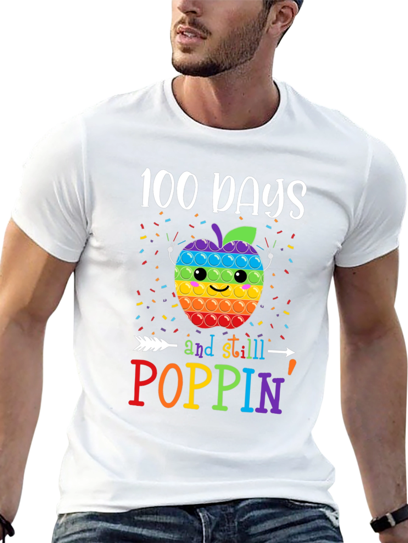 100 Days of School Poppin T-Shirt