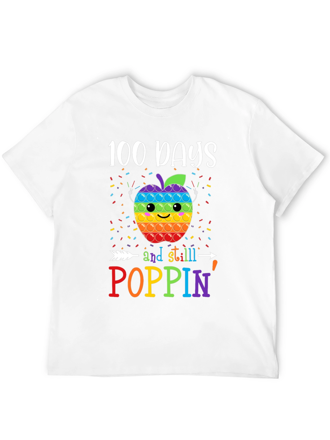 100 Days of School Poppin T-Shirt