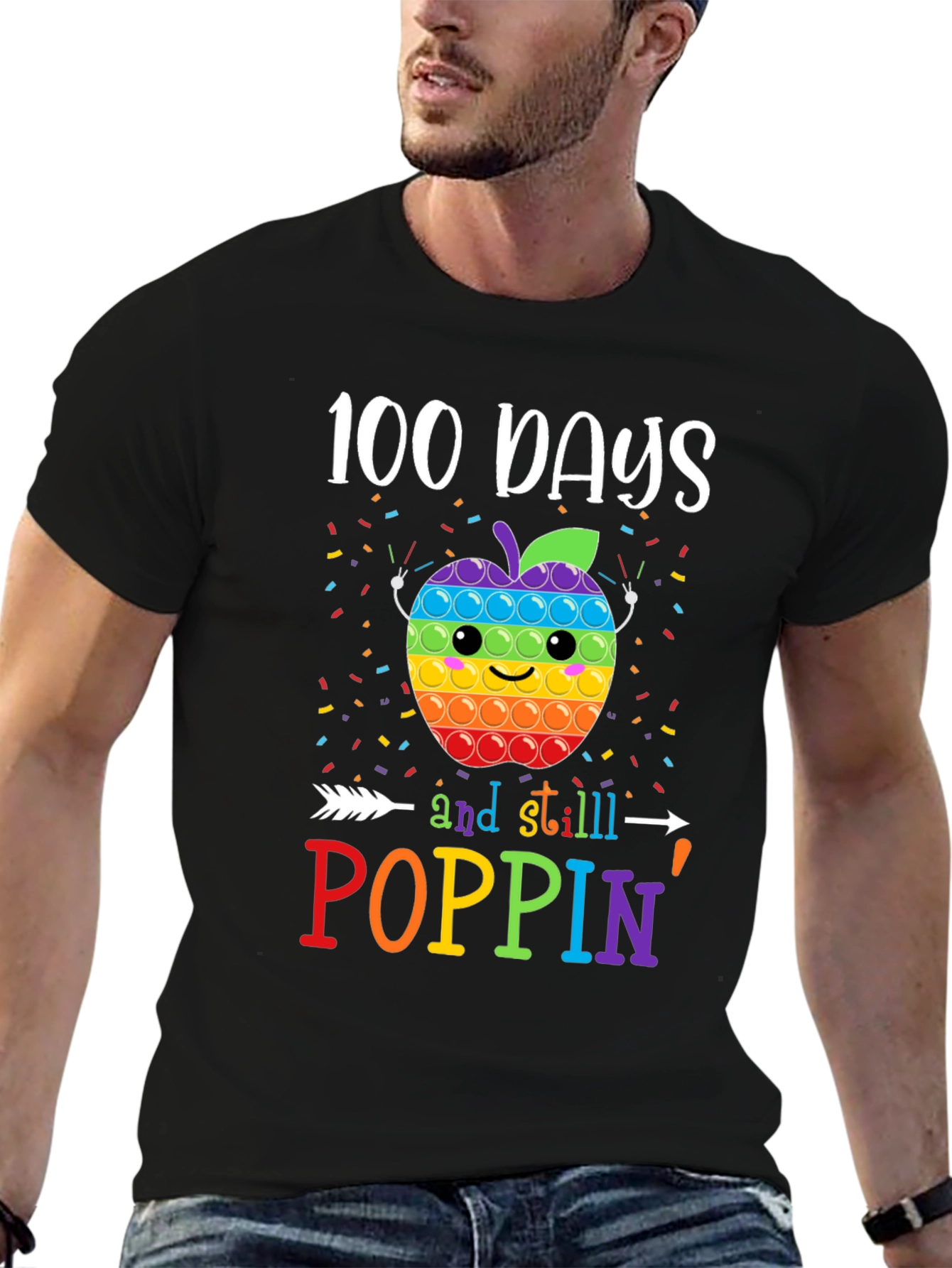 100 Days of School Poppin T-Shirt