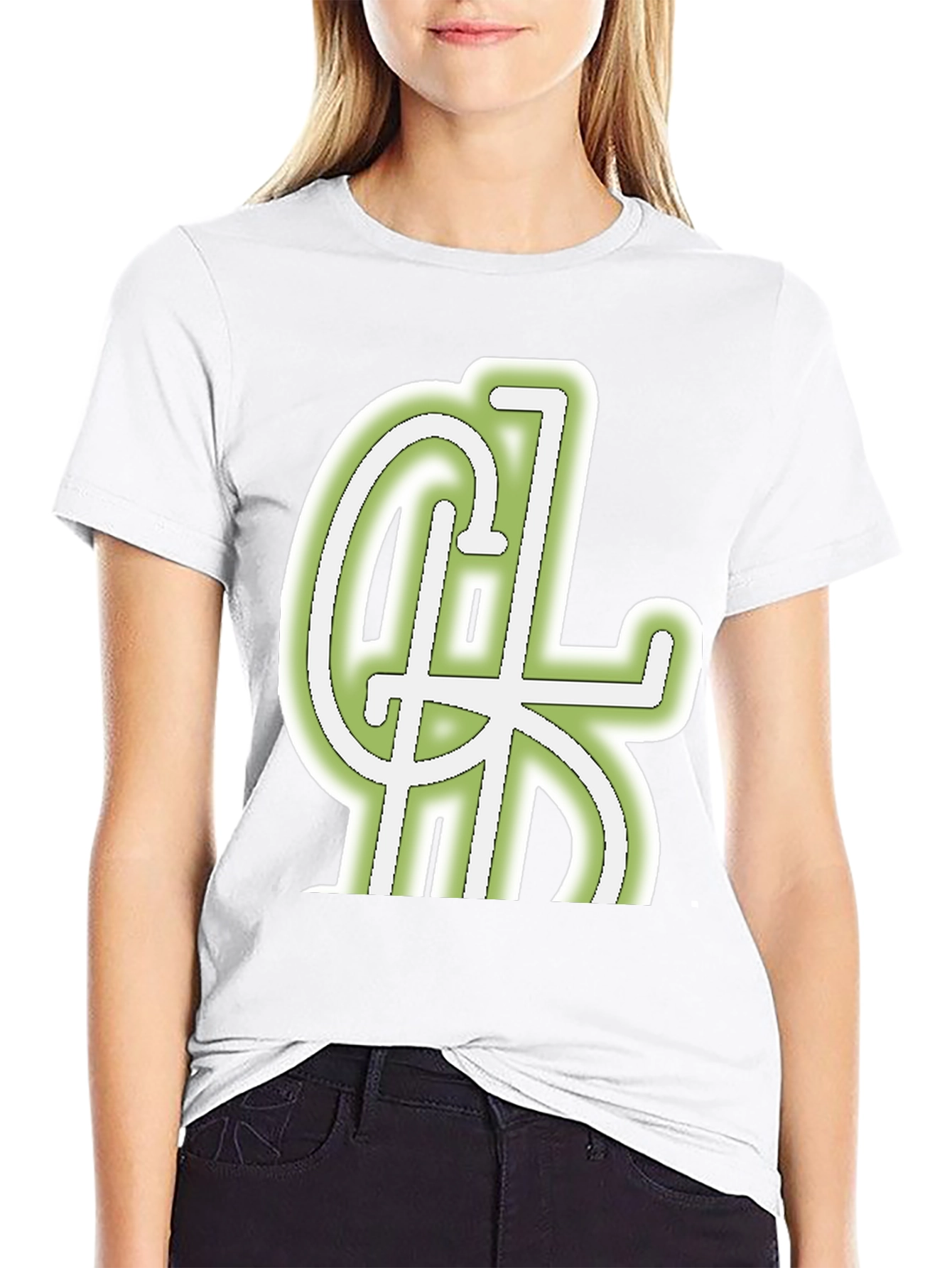 Cool Graphic Tee - Black Cotton Blend Casual Wear