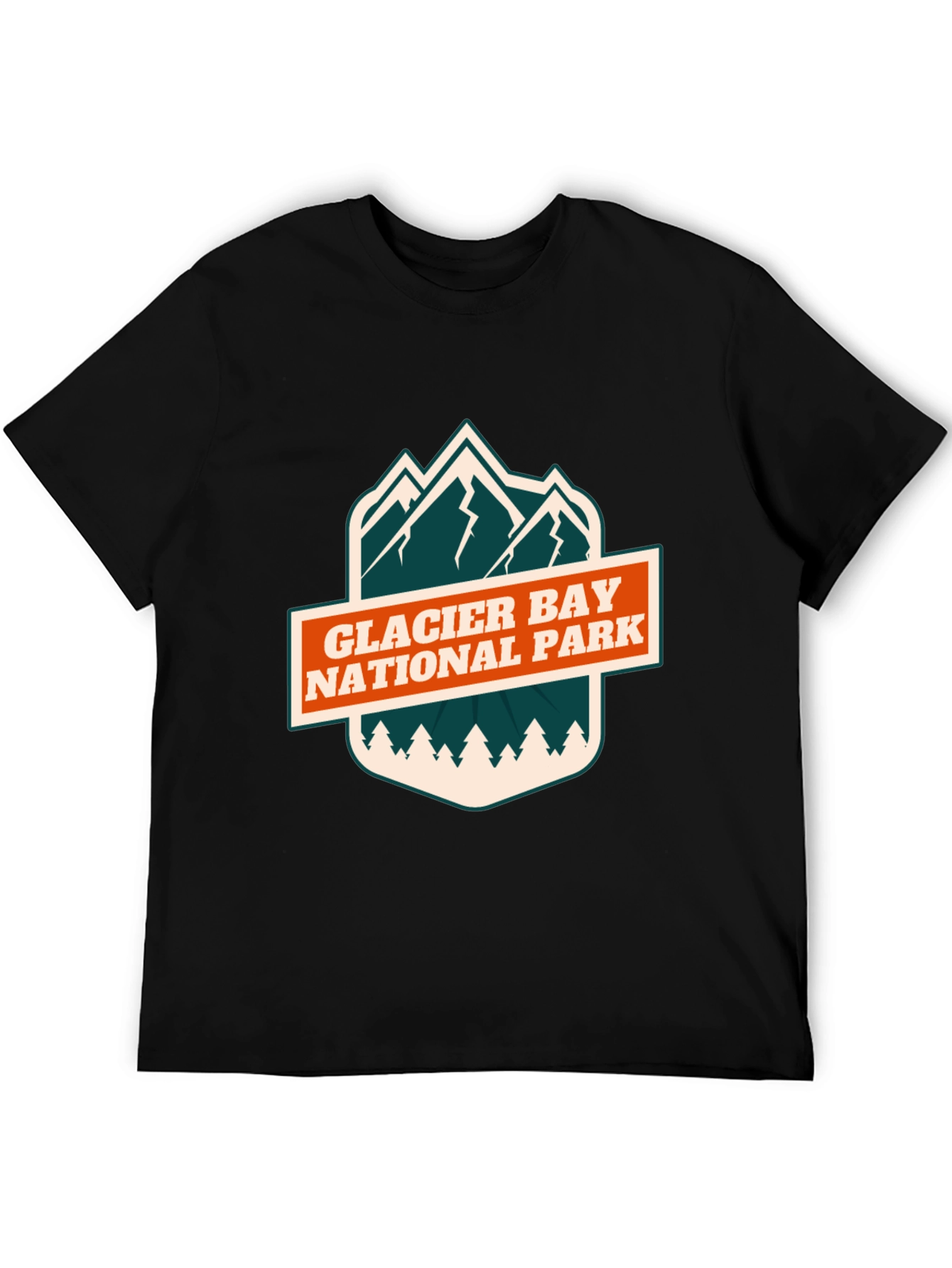 Glacier Bay National Park T-Shirt - Black