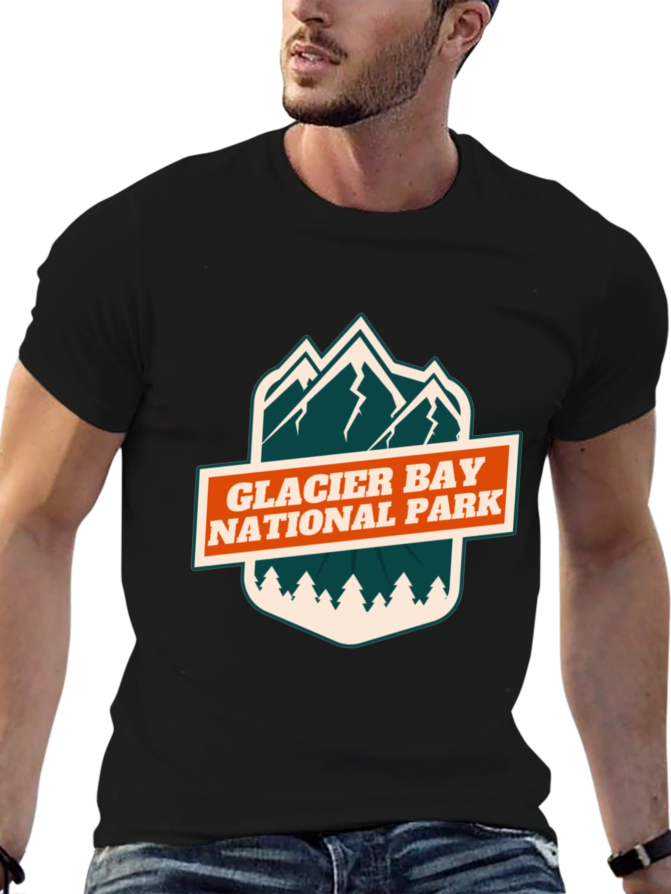 Glacier Bay National Park T-Shirt - Black
