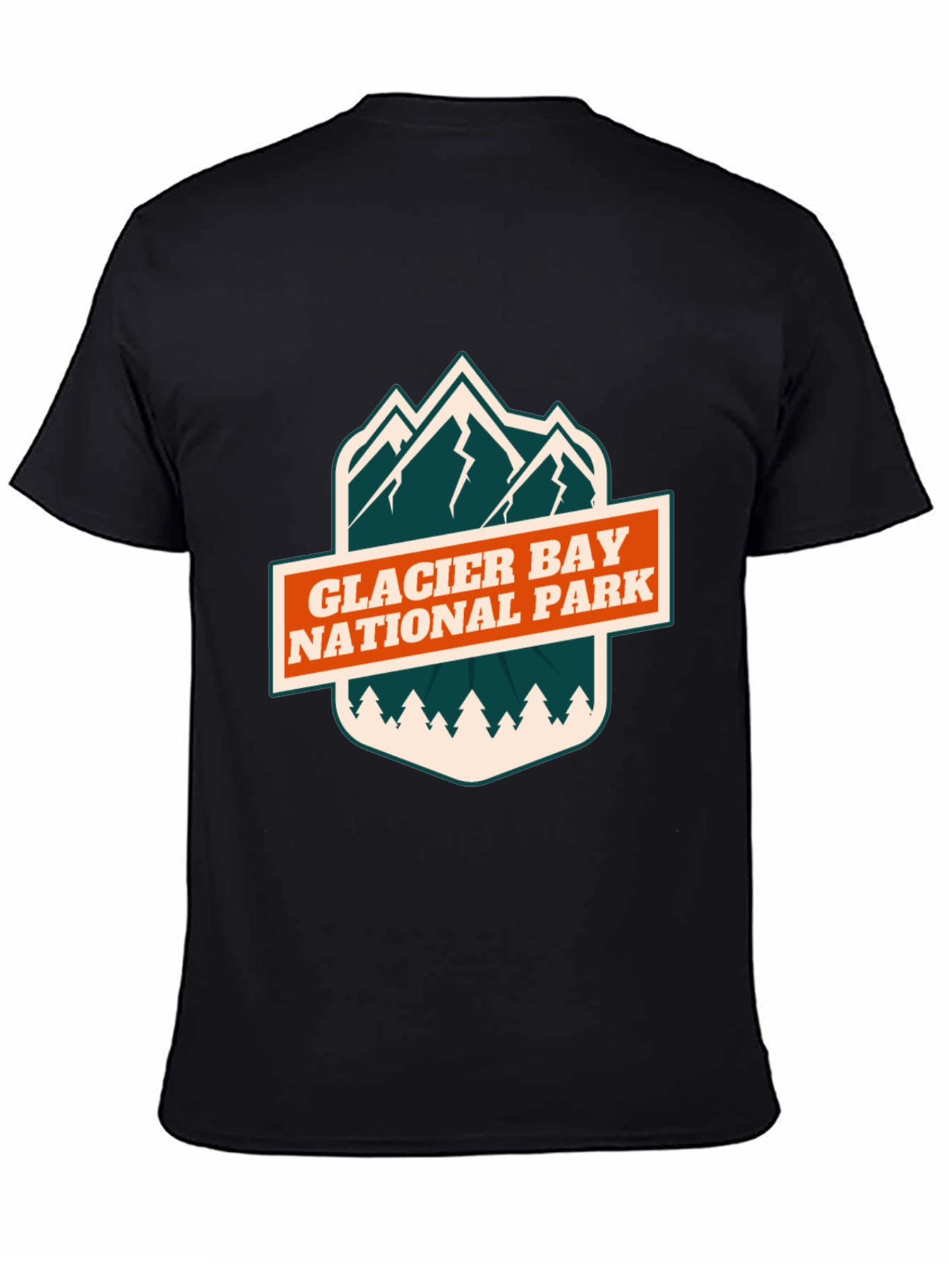 Glacier Bay National Park T-Shirt - Black