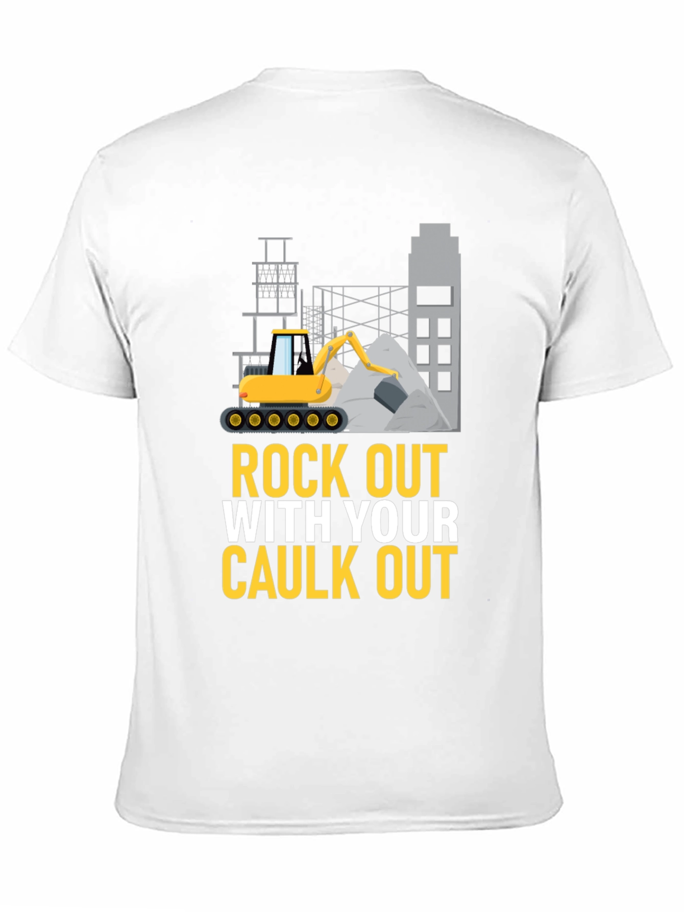Rock Out With Your Caulk Out Mens Black T-Shirt