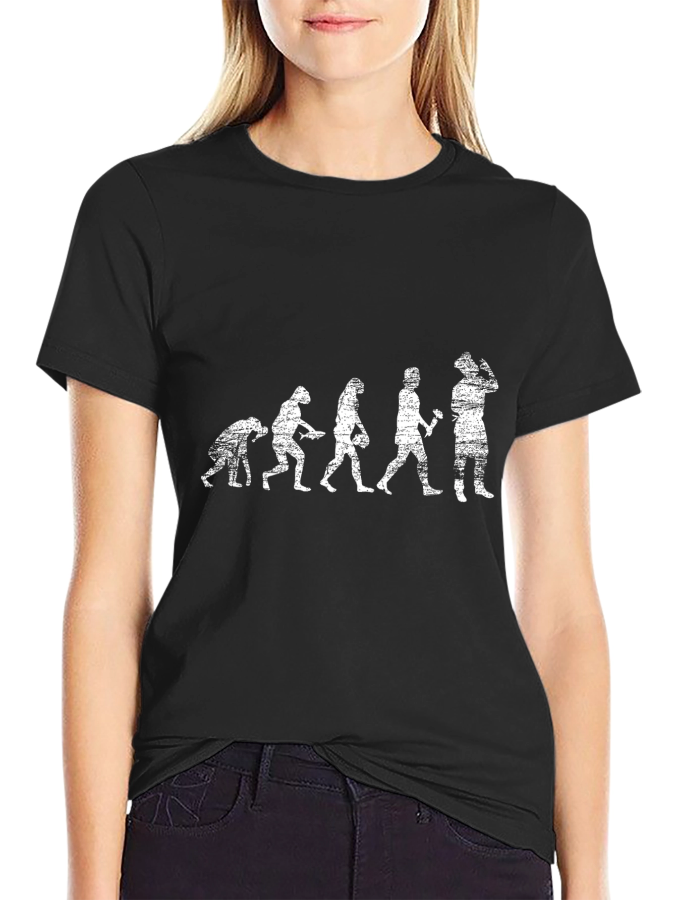 Evolution of VR Black T-Shirt