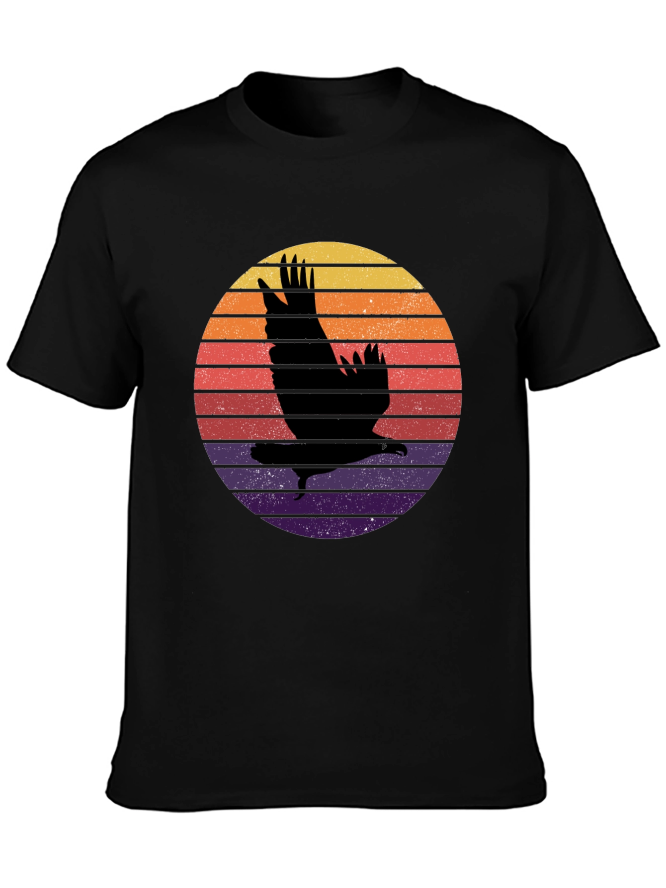 Eagle Sunset Graphic T-Shirt