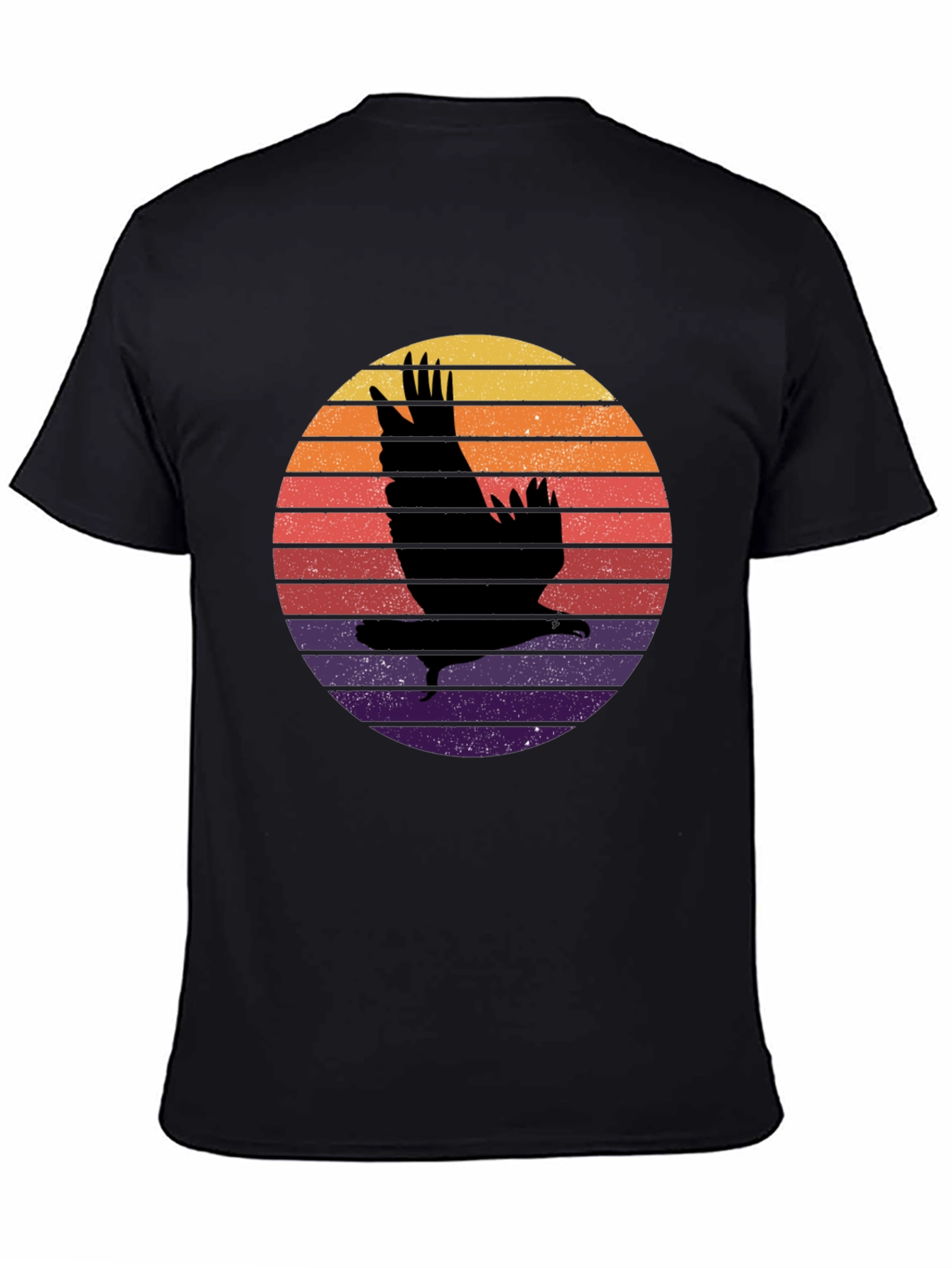 Eagle Sunset Graphic T-Shirt