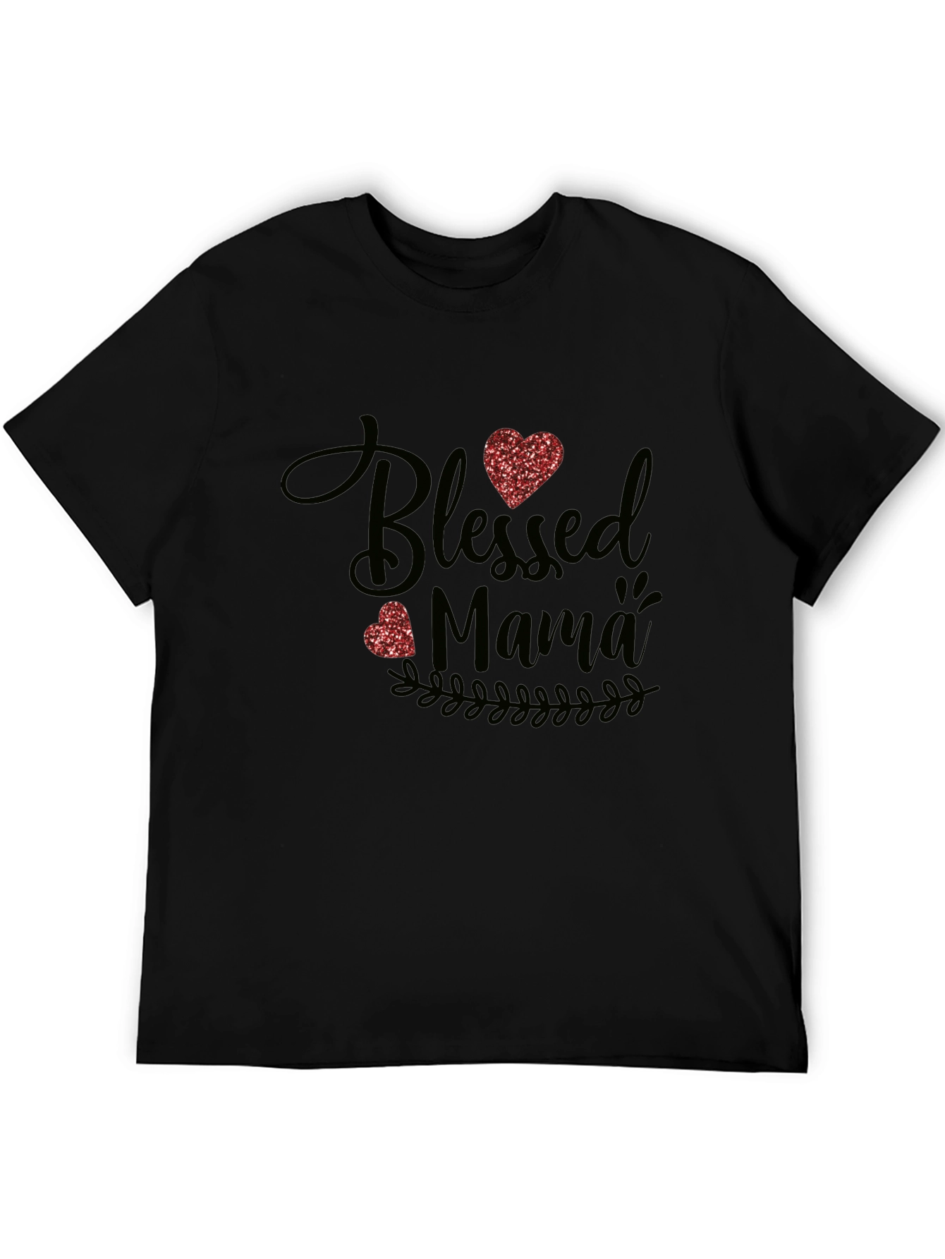 Blessed Mama Graphic Tee - Trendy Mom Shirt