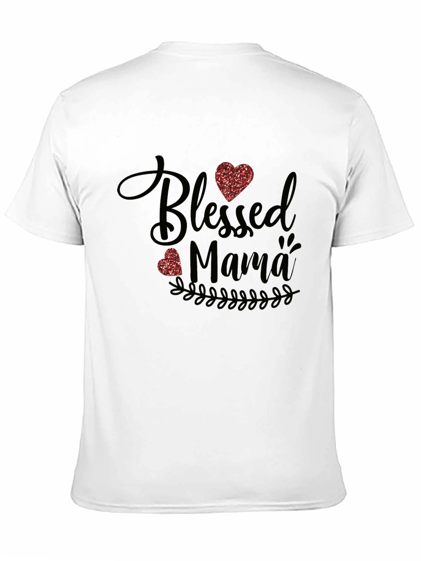 Blessed Mama Graphic Tee - Trendy Mom Shirt