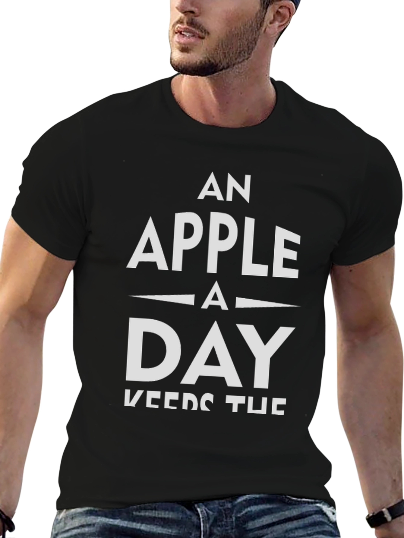 An Apple a Day T-Shirt - Healthy Living Tee