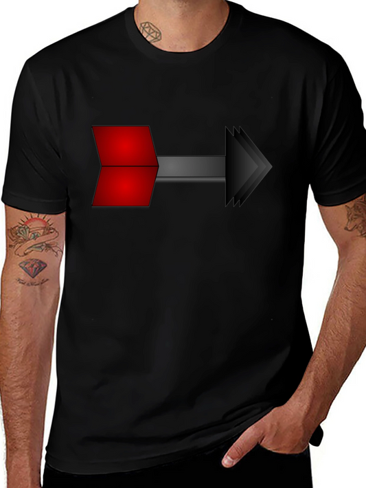 Arrow Graphic Black T-Shirt