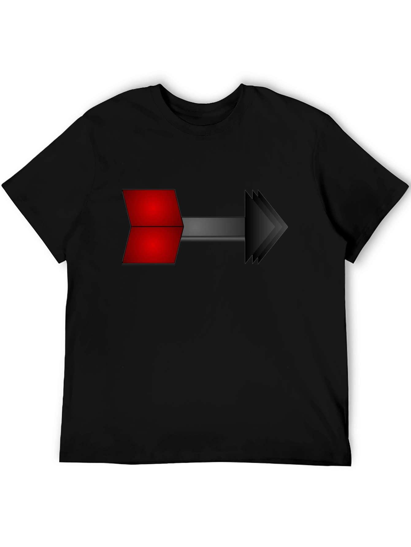 Arrow Graphic Black T-Shirt