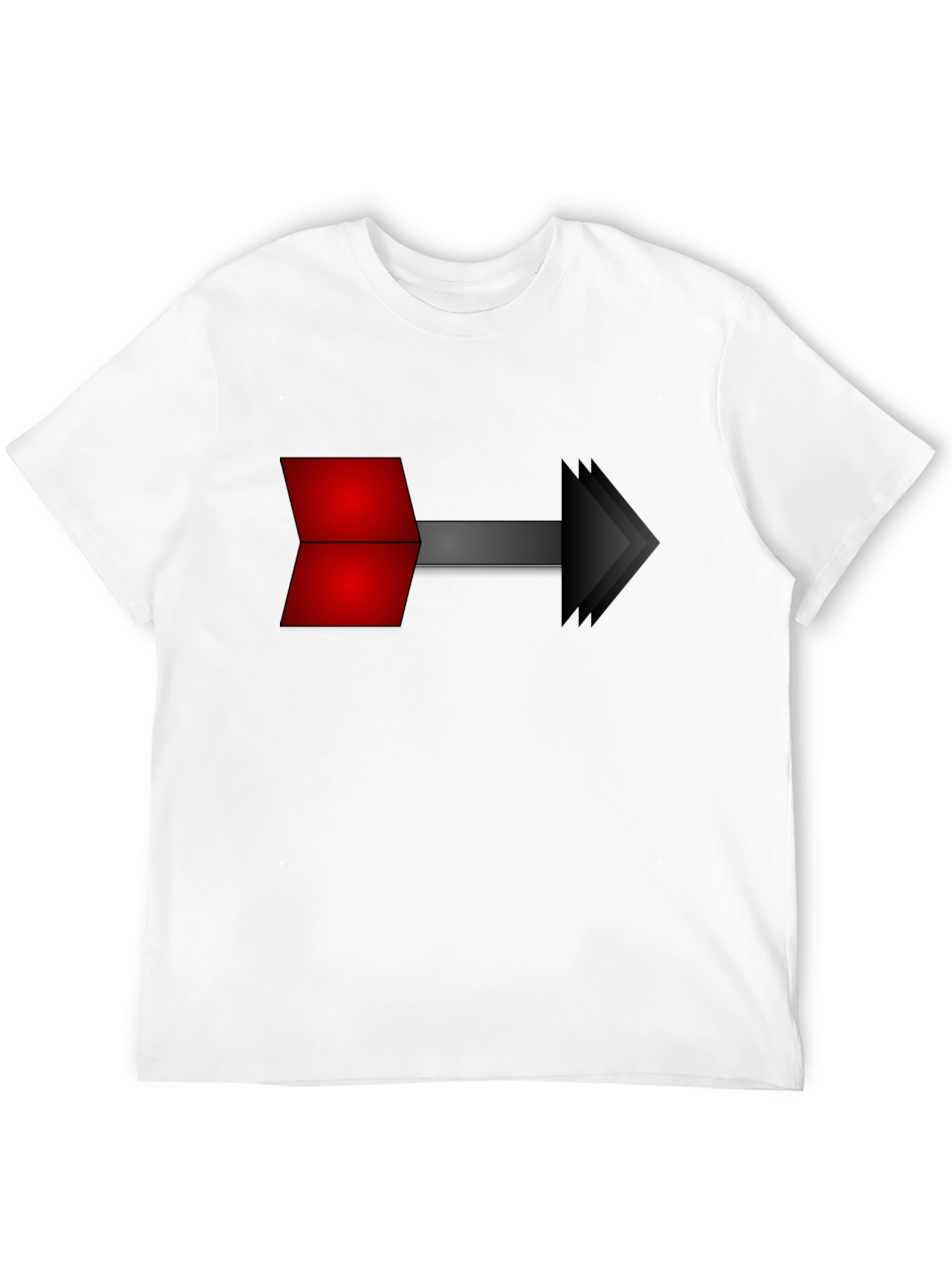 Arrow Graphic Black T-Shirt