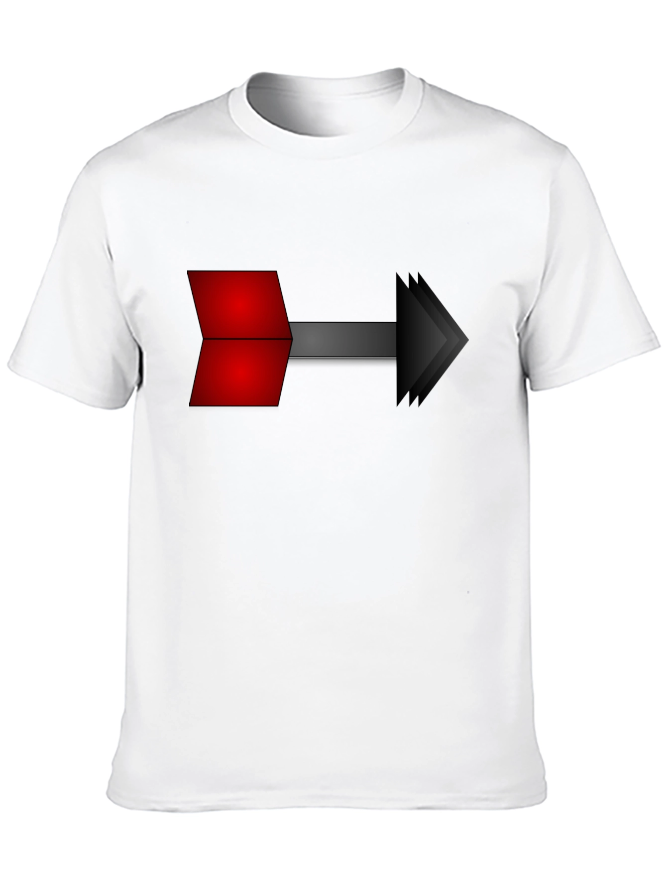Arrow Graphic Black T-Shirt