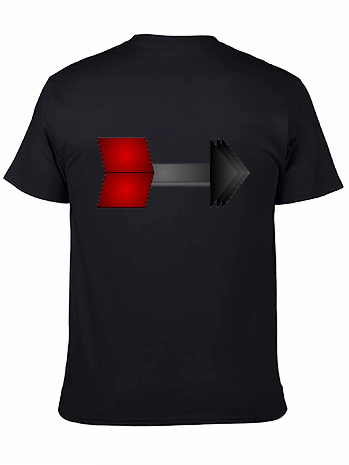 Arrow Graphic Black T-Shirt