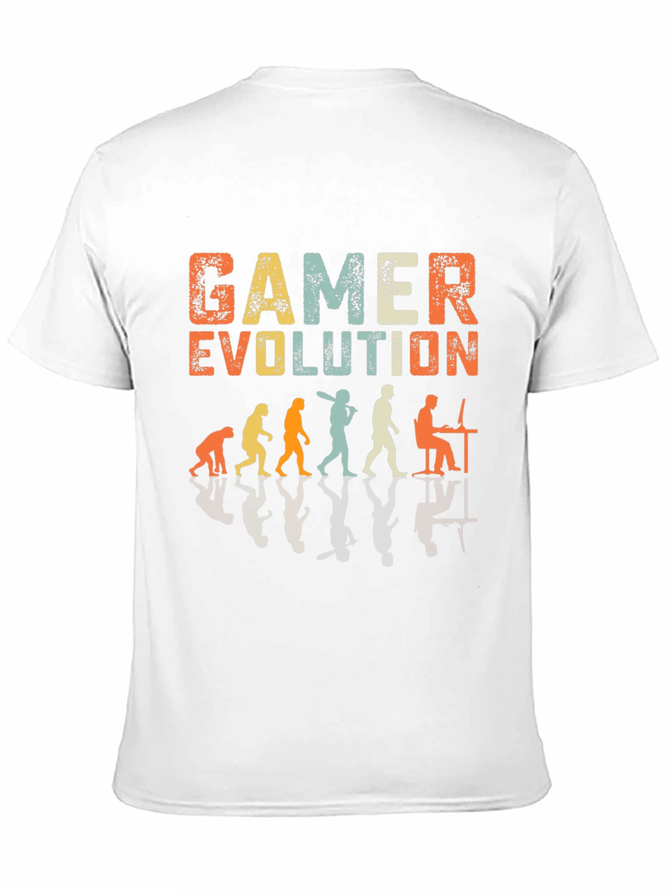 Gamer Evolution Graphic T-Shirt - Black Cotton Tee