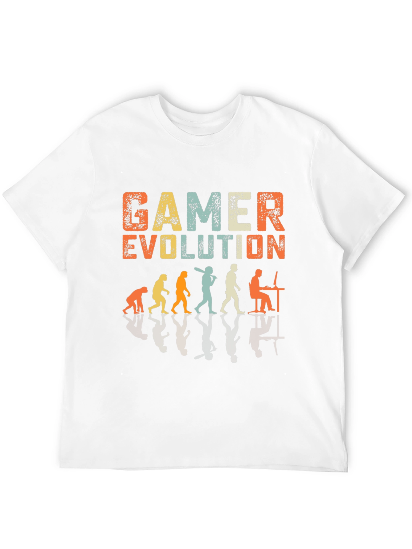 Gamer Evolution Graphic T-Shirt - Black Cotton Tee