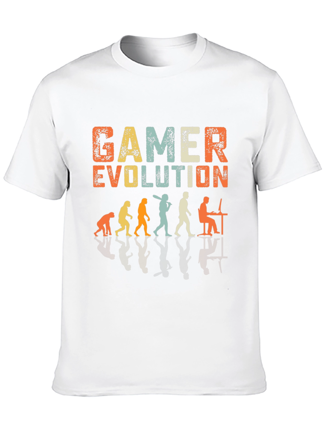 Gamer Evolution Graphic T-Shirt - Black Cotton Tee