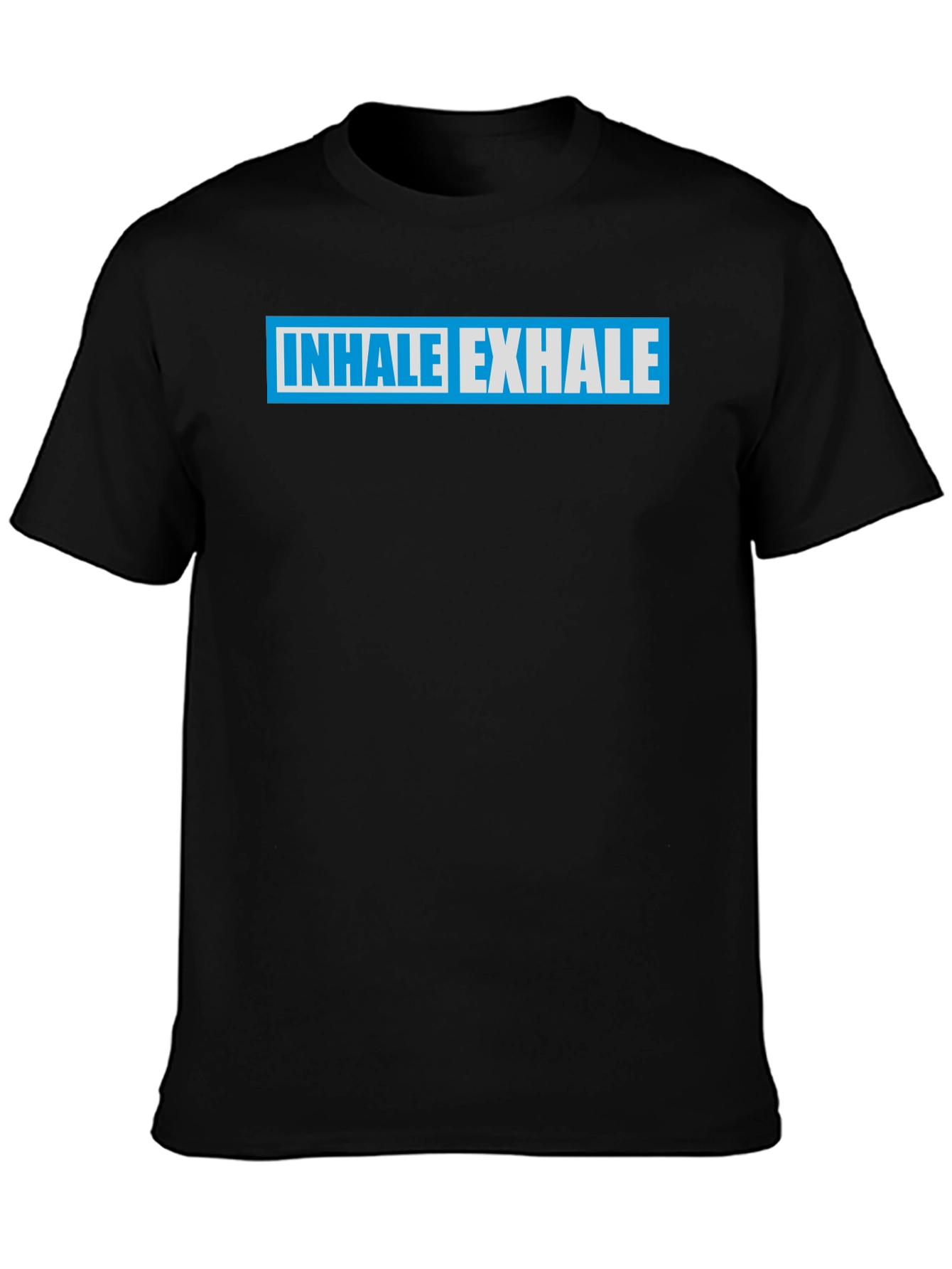 Inhale Exhale Graphic Tee - Black T-Shirt