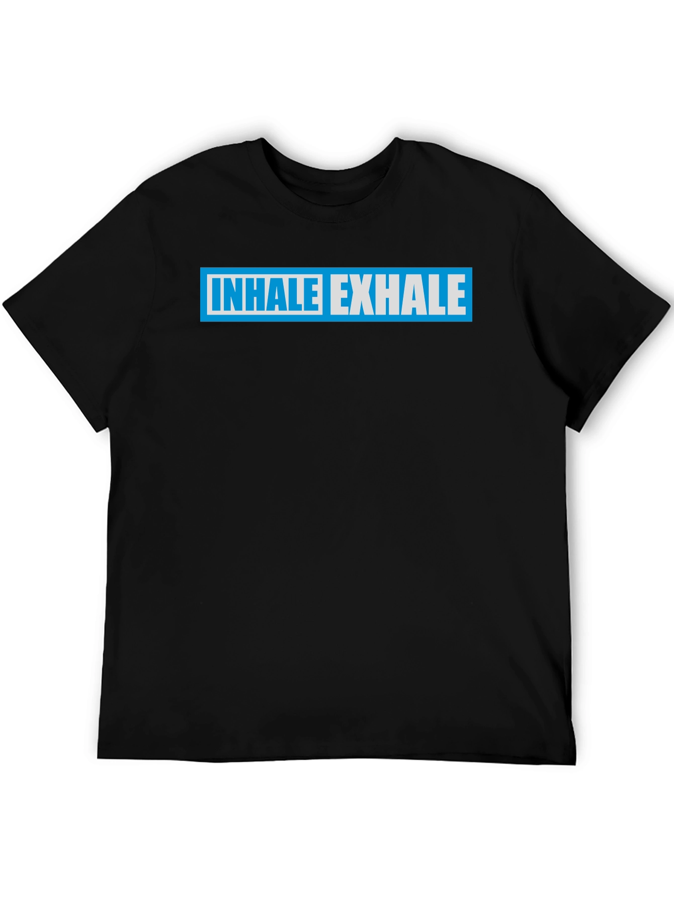 Inhale Exhale Graphic Tee - Black T-Shirt