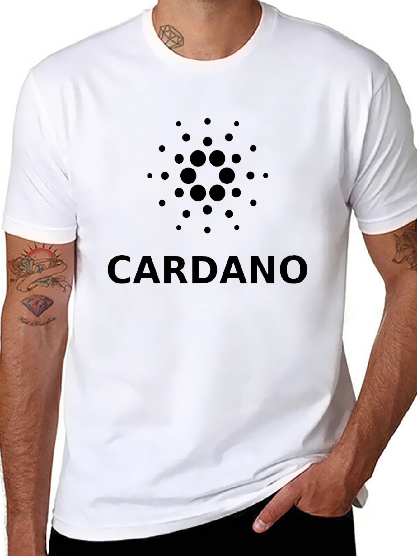 Cardano ADA Crypto T-Shirt - Black