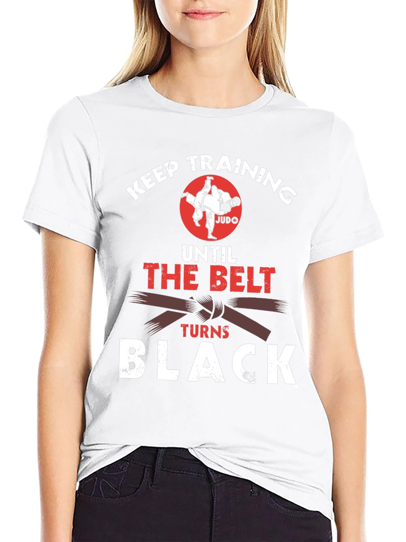 Judo Training Black Belt T-Shirt