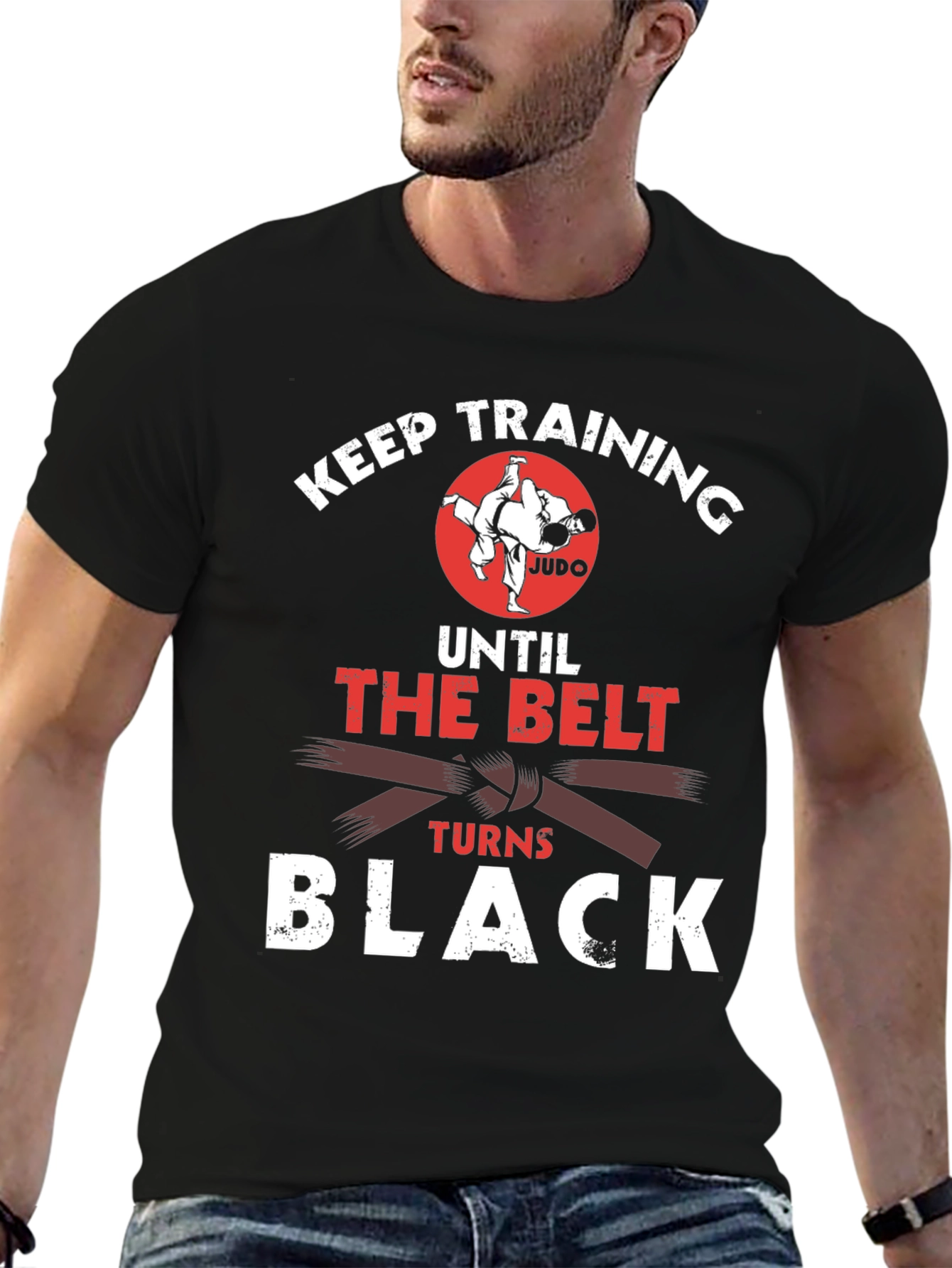 Judo Training Black Belt T-Shirt