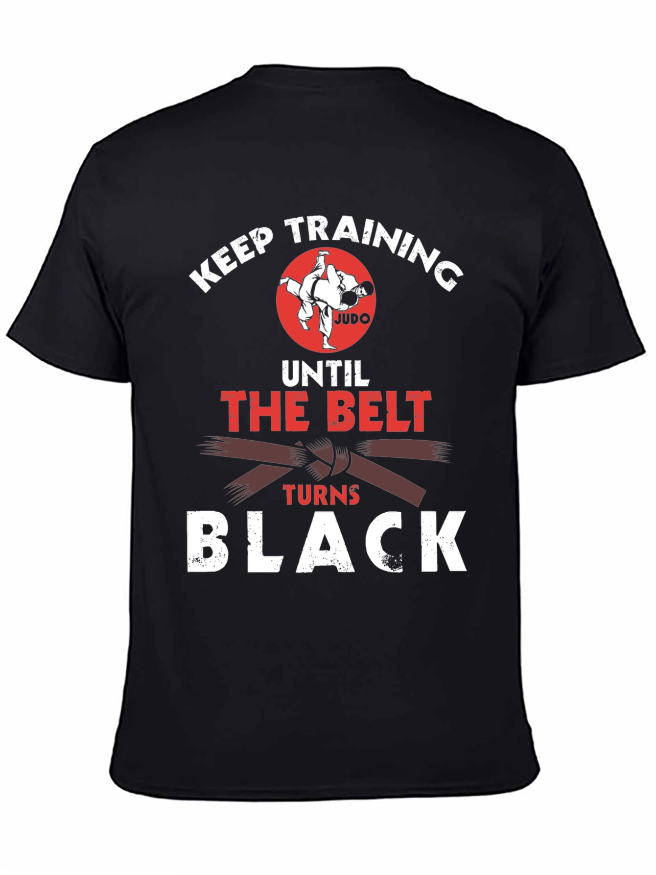 Judo Training Black Belt T-Shirt