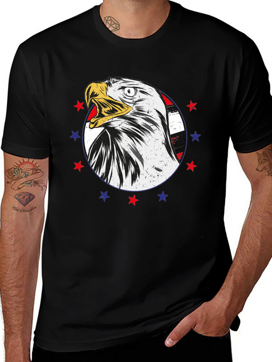 American Eagle Graphic T-Shirt Patriotic Design