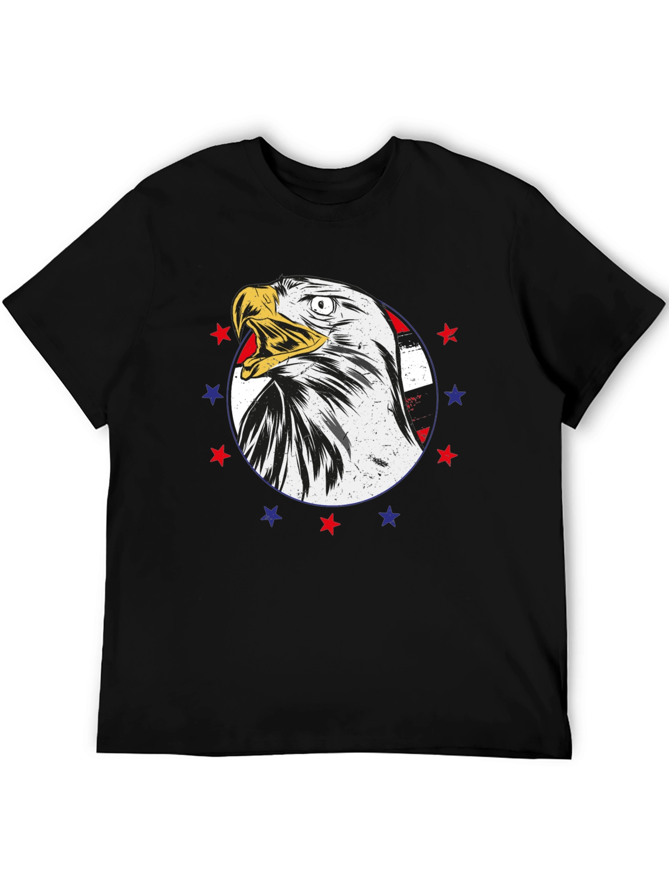 American Eagle Graphic T-Shirt Patriotic Design