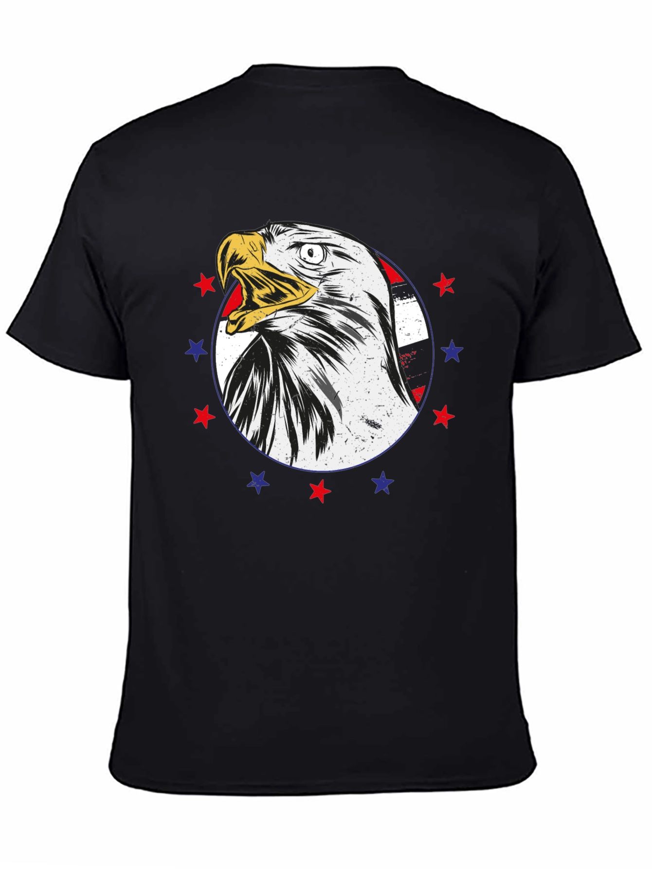 American Eagle Graphic T-Shirt Patriotic Design